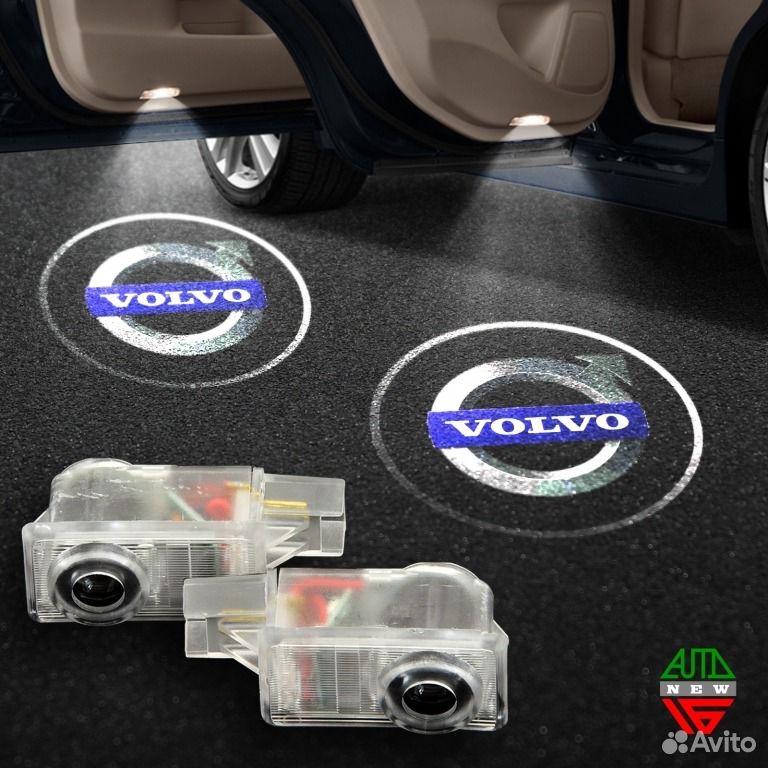 Штатная подсветка дверей Вольво V40 - Volvo V40 (2