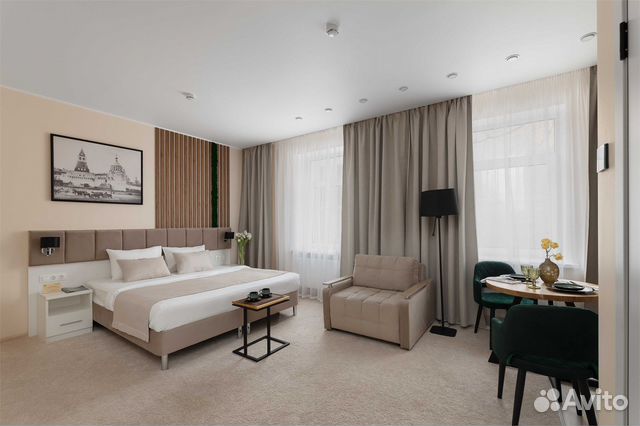 Квартира-студия в апарт-отеле, 28 м², 1 кровать
Квартира-студия в апарт-отеле, 28 м², 1 кровать