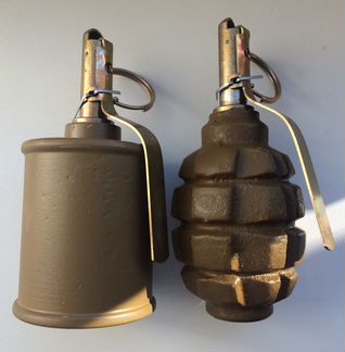 Макет гранаты массо-габаритный F-1, ргд-6, рг-42