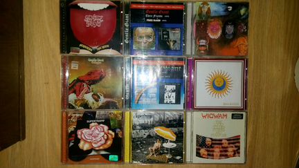Коллекция CD: GG, K.Cr., Supertramp, Wigwam etc
