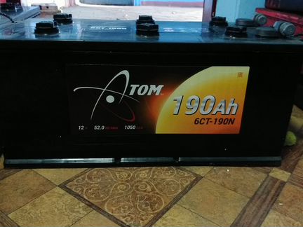 Аккумулятор Atom 190Ач 1050А (Исток, г. Курск)