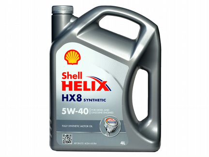 Моторное масло Shell Helix HX8 5W40 4 литра