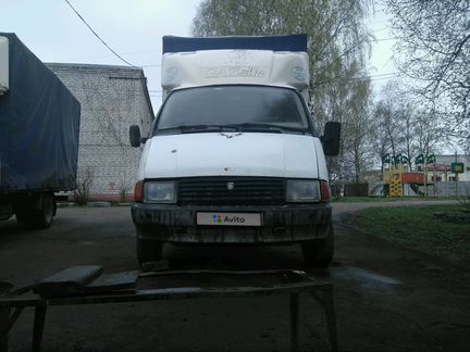 ГАЗ ГАЗель 3302 2.3 МТ, 2002, фургон