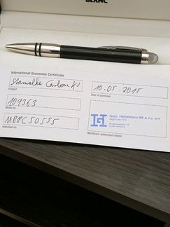 Новая ручка Montblanc Starwalker Carbon