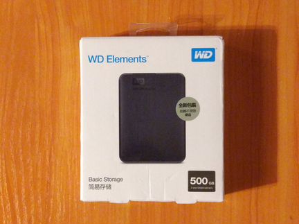 WD Elements 500GB внешний жесткий диск