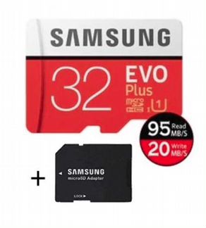 Карта памяти MicroSD 32 GB SAMSUNG EVO Plus