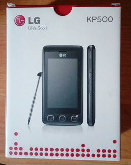 Телефон LG KP500 сенсорный