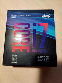 Процессор Intel core I7-8700k