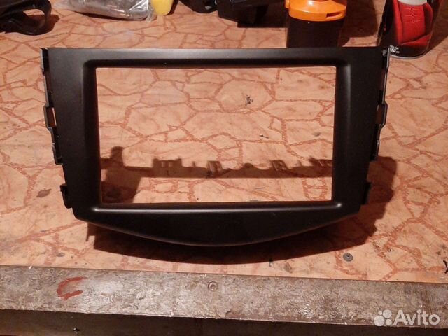 Раф4 Рамка под 2 диновую магнитолу