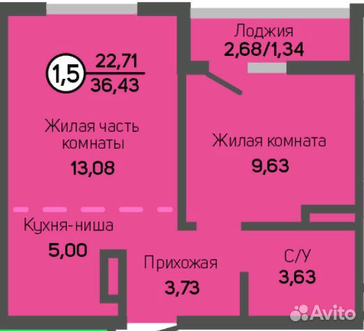 Купить 1 Комнатную Новостройку Объявления