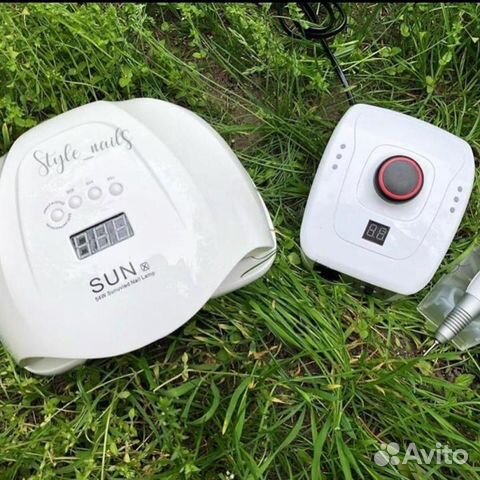 Апппарат+лампа для маникюра проф с дисплеем