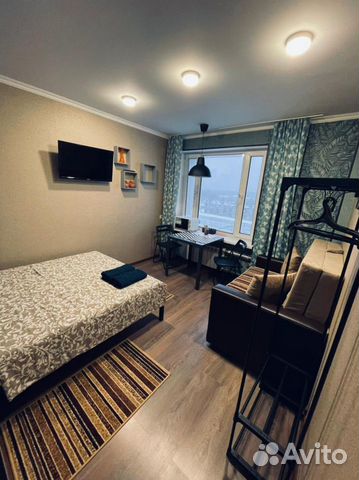

1-к. квартира, 21 м², 2 кровати