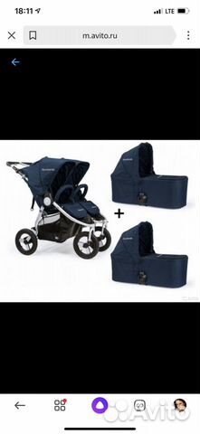 Коляска для двойни bumbleride Indie Twin