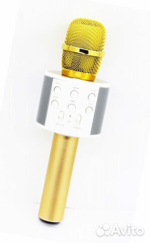 Караоке-микрофон WS 858-1 Gold