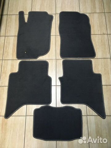 Автоеоврики велюровые для Митсубиши Л200 серые