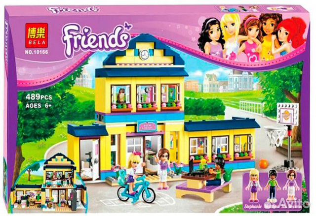 Конструктор. Friends 10166 Школа Хартлейк Сити