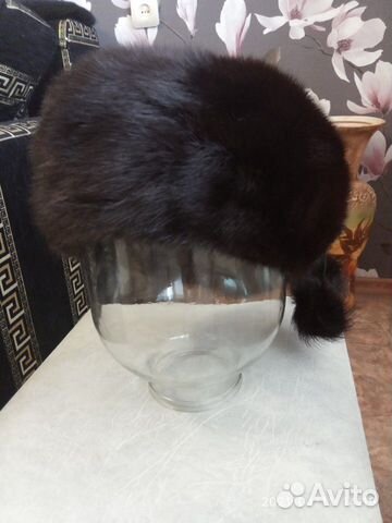 Берет норковый мягкий 57-59 размер