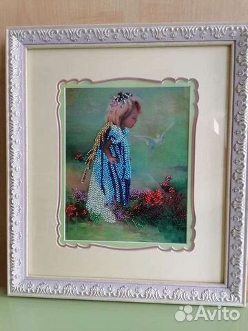 Ангелочек с голубем