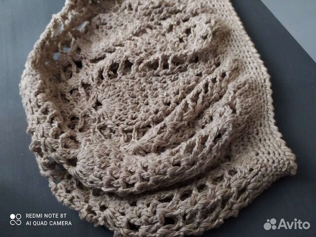 Берет вязаный