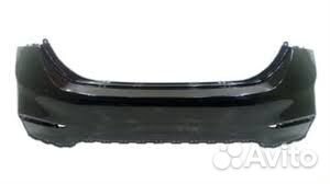 Бампер задний Хендай Солярис 2 с 2017 черный MZH