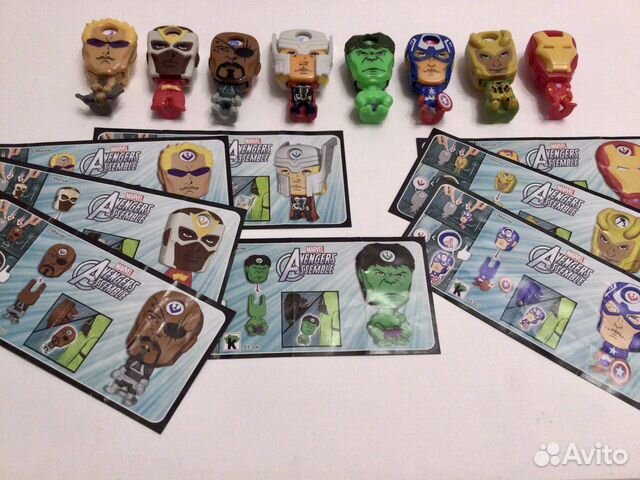 Киндер сюрприз Мстители Общий сбор, серия/единички