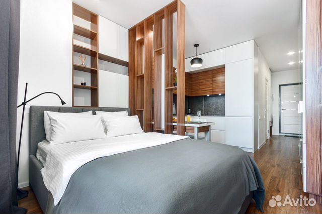 

Квартира-студия, 27 м², 2 кровати