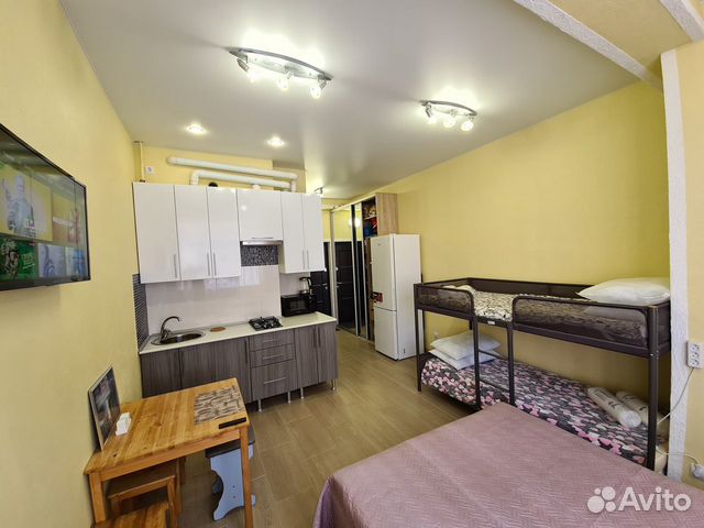 

Квартира-студия, 24 м², 2 кровати