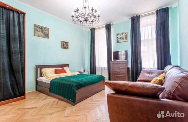 

1-к. квартира, 40 м², 2 кровати