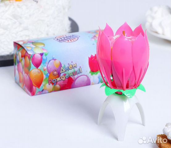 Свеча для торта музыкальная 