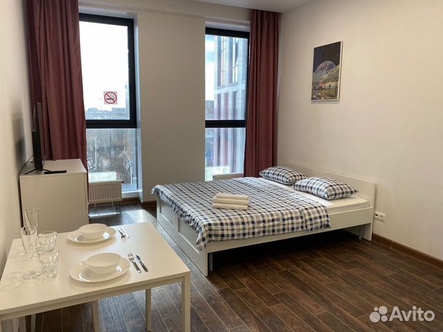 

Квартира-студия, 30 м², 1 кровать