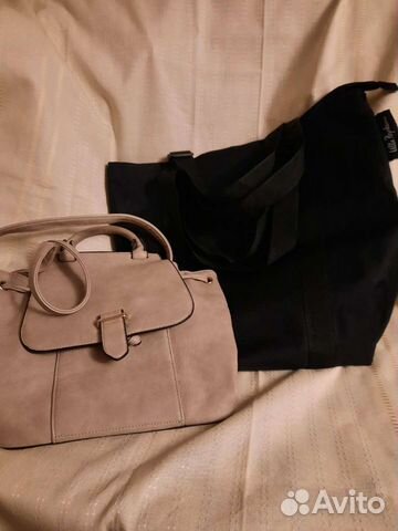 Сумка шоппер Ulla Popken. Рюкзак беж