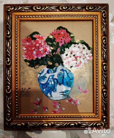 Яркая интерьерная картина. акриловые краски. ручна