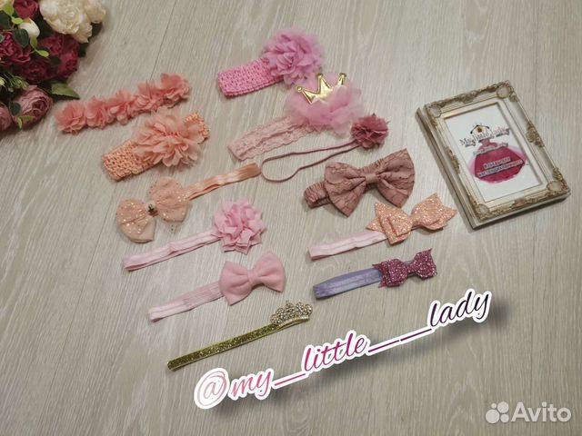 Повязочки на голову для маленькой принцессочки нов