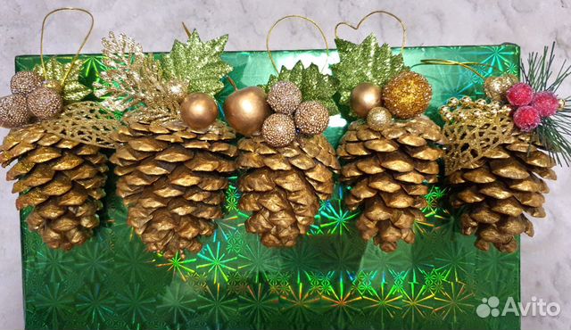 Елочные игрушки ручной работы
