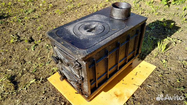 Печь чугунная разборная. Сделано в СССР