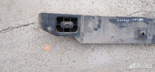 Задний усилитель бампера лада калина