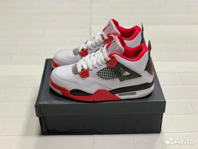 Кроссовки Nike air Jordan 4 red