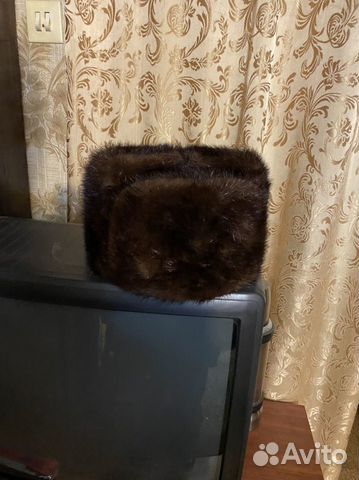 Норковая шапка мужская