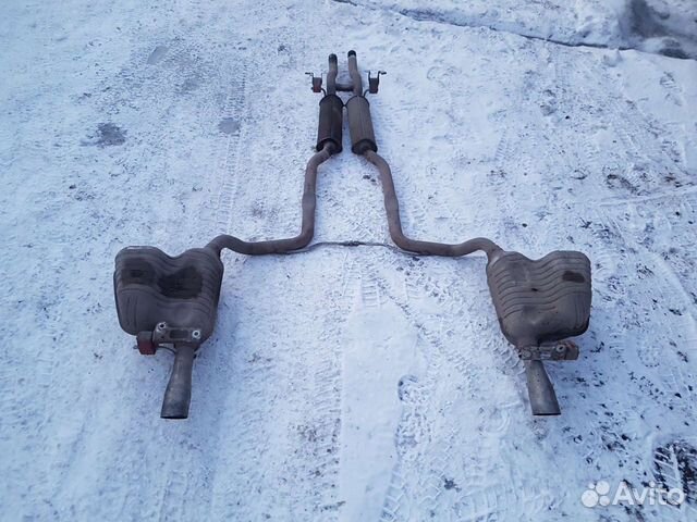 Глушитель audi a6 c6 allroad quattro 3.2