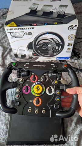 Игровой руль thrustmaster t300 gt + баранка f1