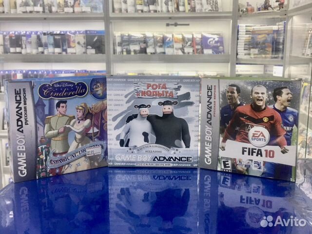 Gameboy картриджи Fifa 10 - Золушка - Рога и Копыт