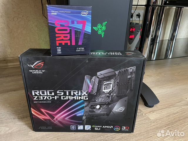 Asus Rog Strix z370-F + Intel Core I7-8700