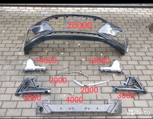 Бампер в сборе Hyundai Sonata 7 2017-2019