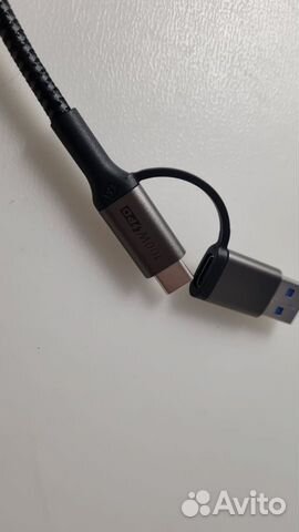 Кабель uGreen PD \ type-C type-C+Usb A 10Gb\s