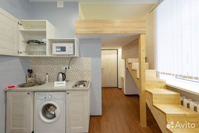 

Квартира-студия, 30 м², 2 кровати