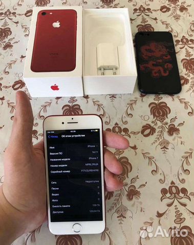 iPhone 7 128gb red