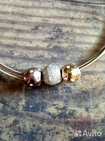 Подвеска колье шарм бусы