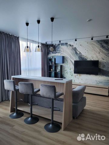 

Квартира-студия, 55 м², 2 кровати