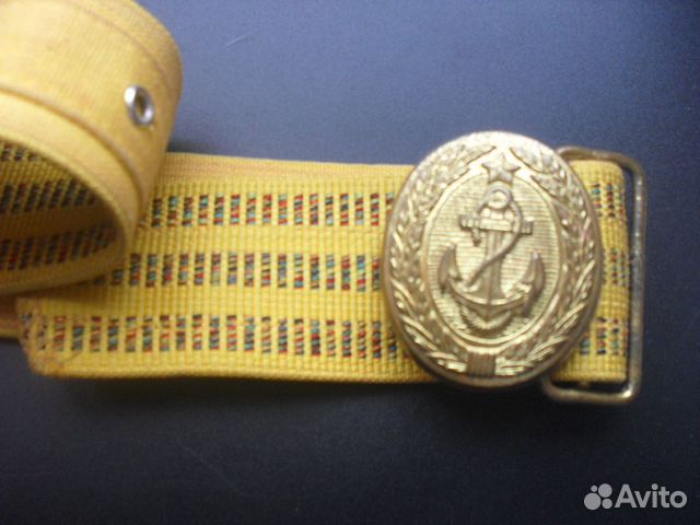 Парадный офицерский флотский ремень
