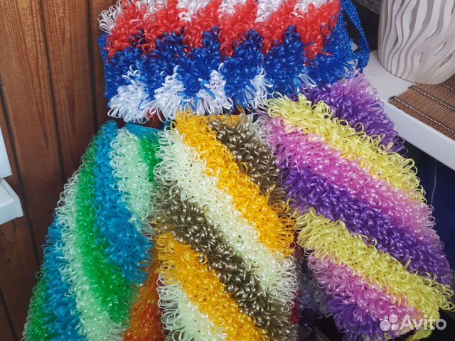 Красивая мочалка вехотка ручная работа